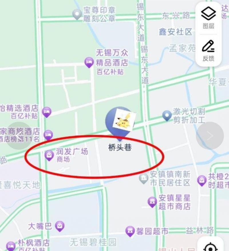无锡 润发广场 桥头巷 就是锡